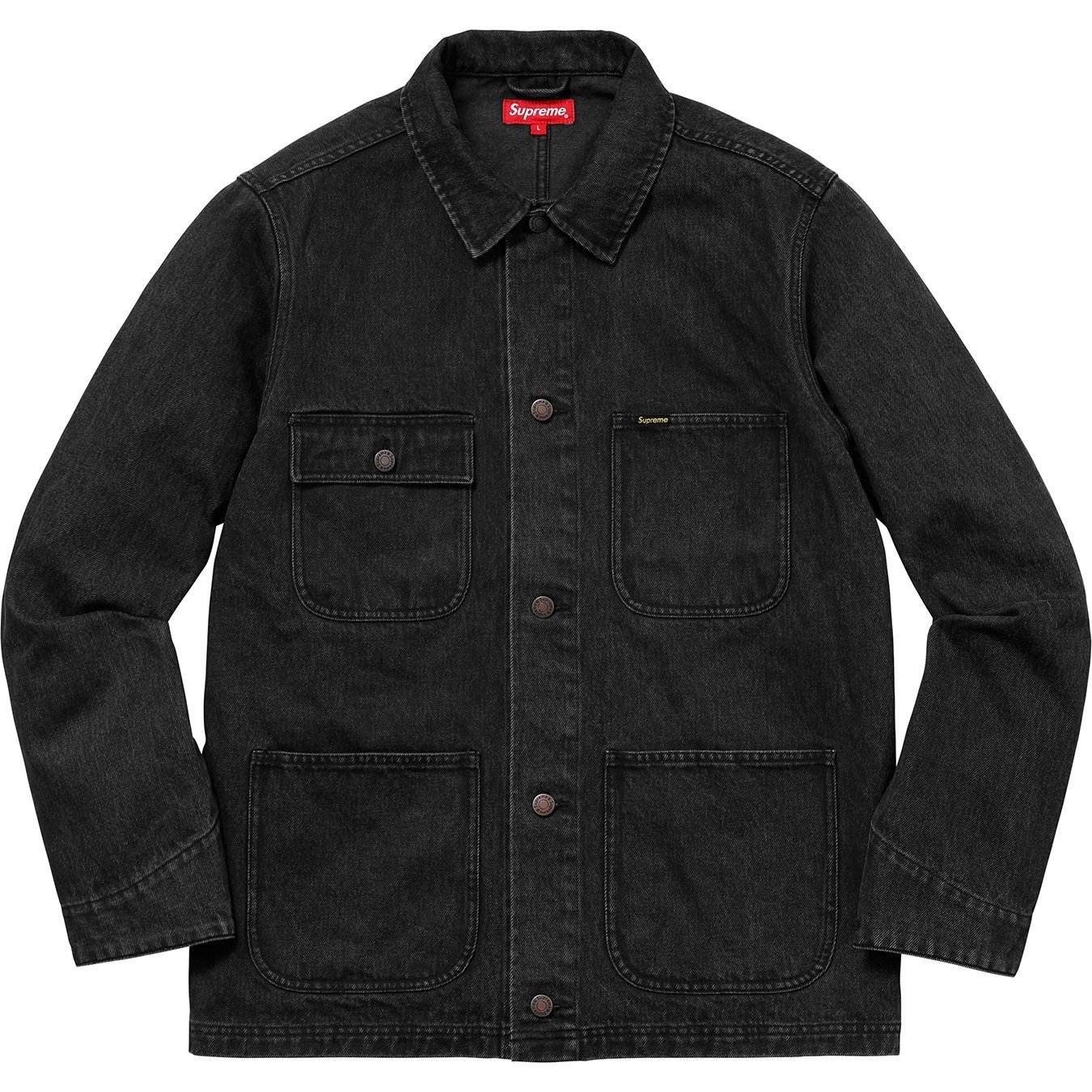 NY Tapestry Denim Chore Coat view 4